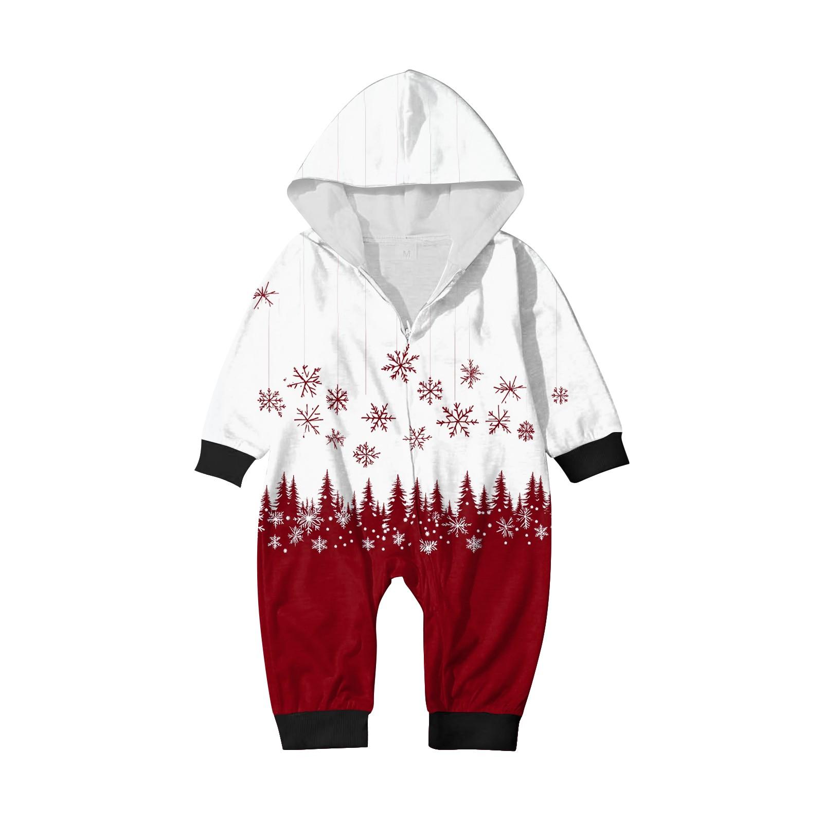 

Модный принт, комплект одежды для родителей и детей, с капюшоном, на молнии, модный домашний костюм 3 Months