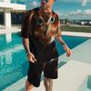 Sady pánských triček Animal Tiger 3D tisk Zvířecí tepláky Trička Šortky 2 kusy Streetwear Oversized pánské obleky Sportovní oblečení