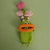 Cute Fruit Series Sausage Mouth Doll Crochet Keychains Custom Knitting Bag For Car Keys Holder Funny Doll Bag For Keys Storage