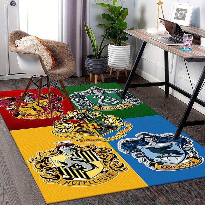 Harry Potter Hogwarts House Crests Phone Case CoverOffice Mat Home Decor Office Rugs LB96