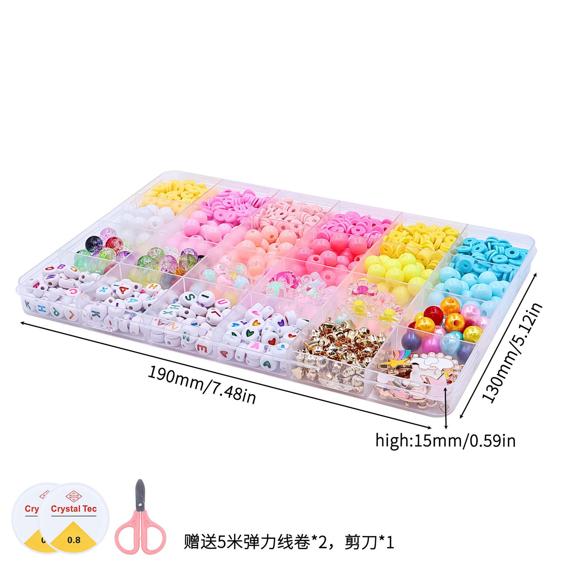 

Bracelet Jewelry Accessories Beads Diy Beaded Accessories 28 Grid Macaron Bracelet Bead Mixing Full Set