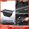 Rear Seat Storage Box for Tesla Model Y Juniper 2025 Organizer Center Console Bins Backseat Trash Can Garbage Accessories