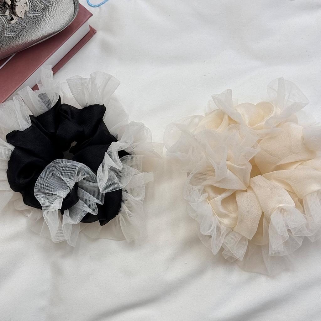 Large rubber band for hair women girl elastic scrunchie ties korean vintage popular leading fashion adults kpop Gift new in