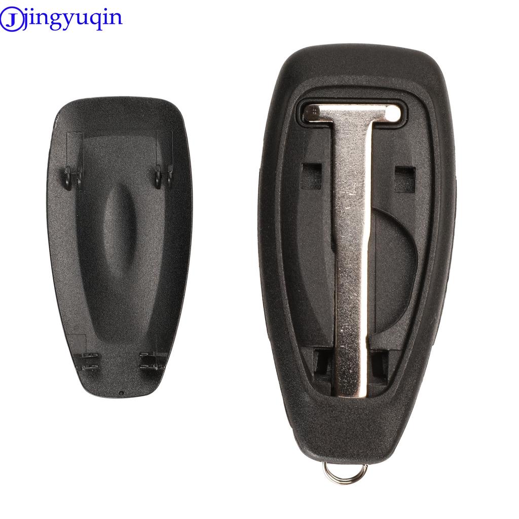 Jingyuqin Remote 3 Buttons Car Key Shell Remote Fob For Ford/Mondeo/Fiesta/Focus/Titanium Smart Key