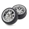 Precise Remote Control Replacement Wheel Tires with 12mm Adapter for 1/10 Model Car Drift Car Modification Accessories