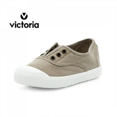 Victoria Shoes Kids Inglesa Bawełna Lavada Trampki 106627 Beżowe