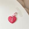 Personalized Love Keychain Pendant, Girl Heart School Bag, Star Pendant, Car Key, Bag, Pendant, Mobile Phone Case, Accessories.