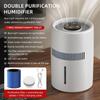 Desktop Air Purifiers Filter Portable Air Cleaner Odor Remover Air Freshener for Bedroom Office Small Air Purifiers