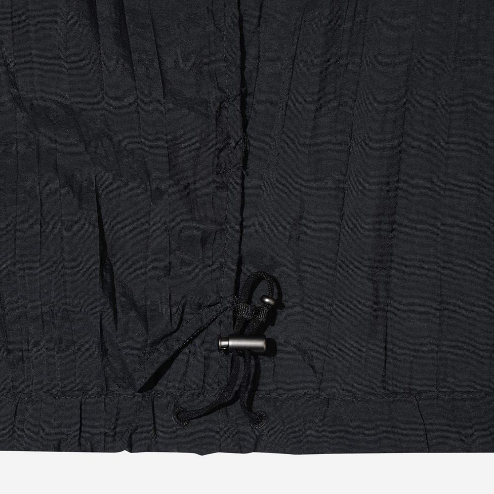 Dod Gencle Pleated Hooded Jacket (Black)