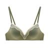 French Thin Lace Underwear Small Chest Push-up Sexy Bra Without Steel Ring Adjustable Girl Bra