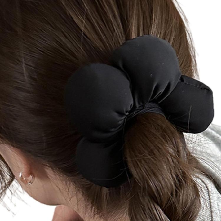 Изысканная резинка для волос с цветком для женщин, кольца для волос, милые резинки-скранчи с цветком, большая резинка для волос