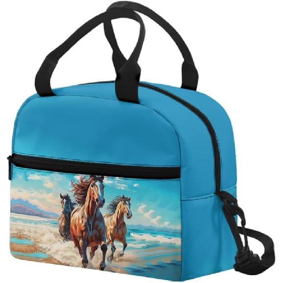 Kawaii Erdbeer-Katze Lunchtasche für Mädchen Kinder 8-10 10-12 Isoliert Lunchbox Tragbar Kühlbox Lunchbag Tragetasche Handtasche Mahlzeitenvorbereitung Organizer Arbeit Schule