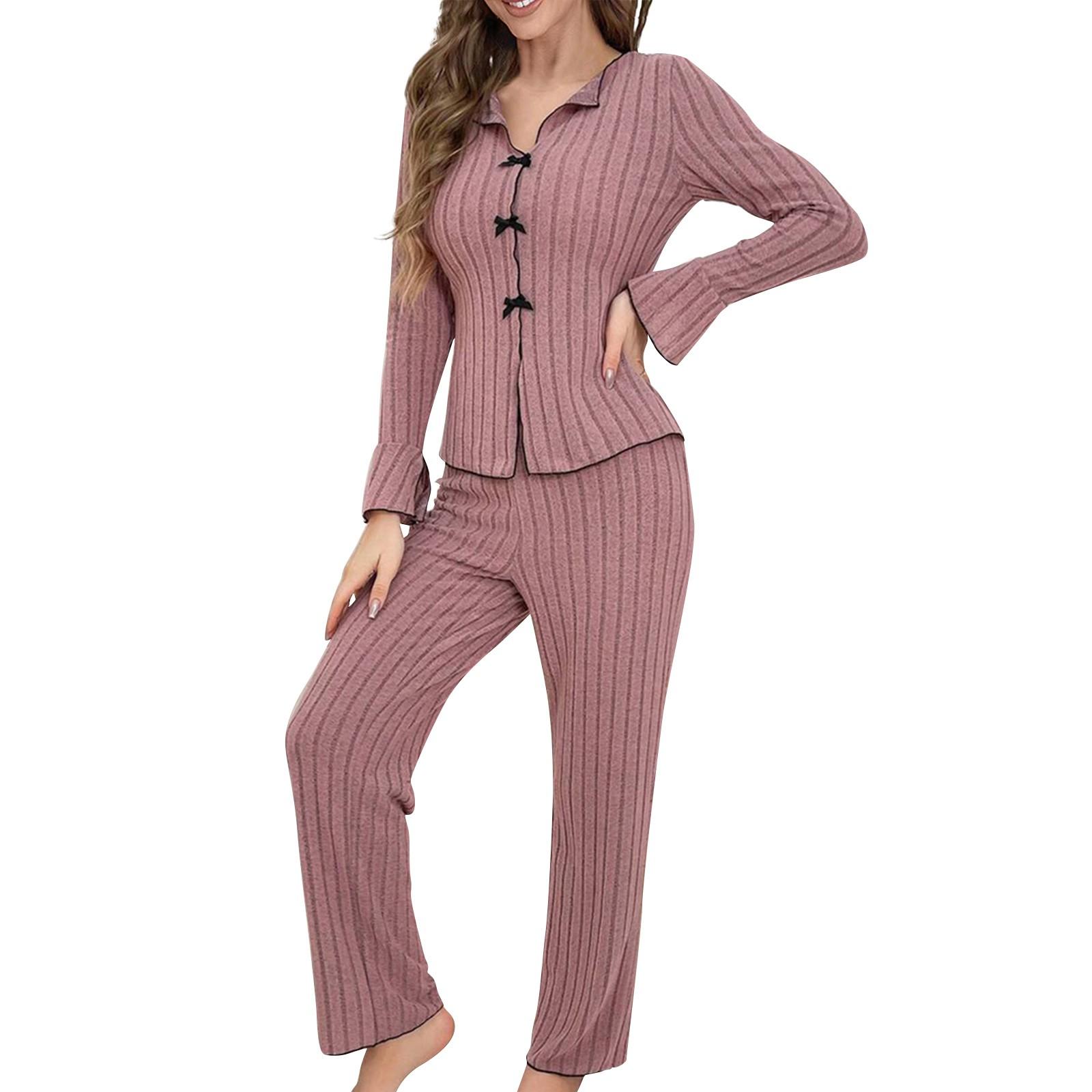 

Женский повседневный комплект из двух предметов, теплая домашняя пижама XL