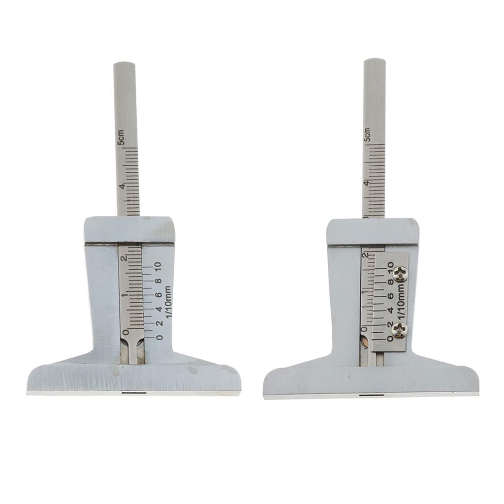 Buy 050mm Tyre Depth Gauge Tread Keyring Ruler Undetachable at