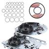 Precise 1.5mm Square Rubber Drive Belt For Vintaged Cassette Players Quiet Operations 20-100mm Folded