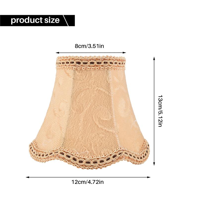 A44Z-Table Lamp Shade Fabric Cloth Clip On Light Shades Lamp Cover Drum Shade Lampshade Bulb For Floor Lamp Home