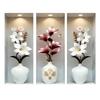 Creative 3D Vase Flower Wall Sticker Background Decoration Multicolor Wall Posters Photo Props Wall Art Home Decoration