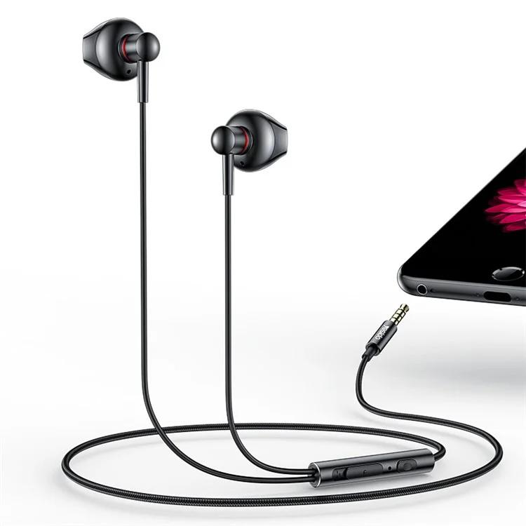 

Проводные наушники YESIDO YH47 3,5 мм со встроенным микрофоном, Hi-Fi звуковая гарнитура