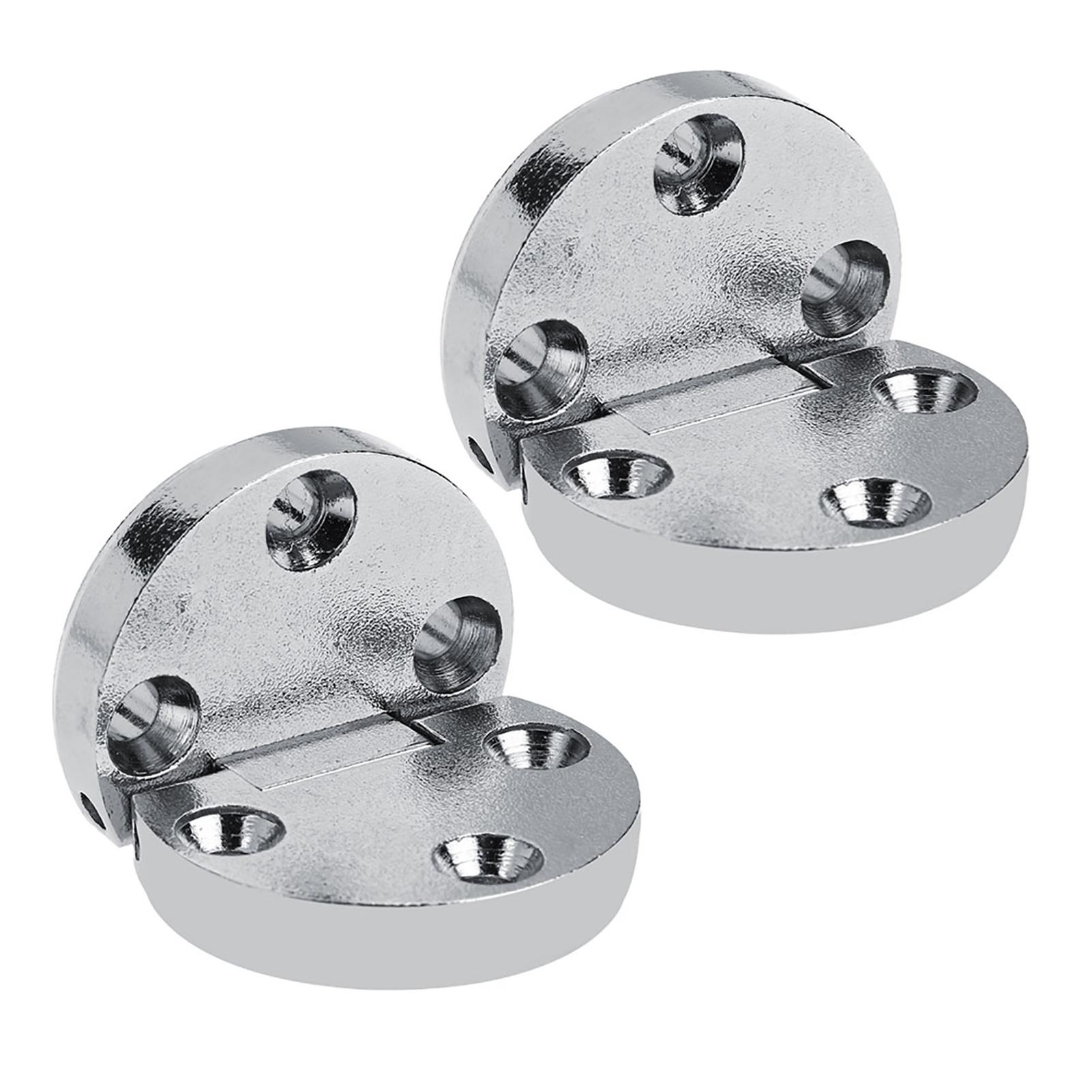 

2Pcs Zinc Alloy Self Supporting Folding Table Hinges Home Flap Tables Furniture Oval Hardware