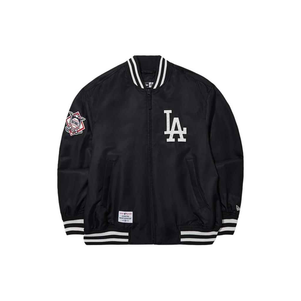 New Era Striped Letter Pattern Long Sleeve College Style Baseball Jacket Unisex Jackets 14179154