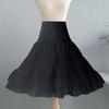 Fashion Without Hoop Petticoat White JK Ball Gown Petticoats Cosplay Breathable Underskirt Crinoline