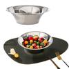 Rust-Proof Fruit Plate 304 Stainless Steel Serving Dishes Snack Storage Tray  Home Kitchen