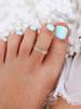 ChicSilver Toe Ring, Pinky Ring, Women's, Silver 925, Eternity Ring, Zirconia, Hawaiian Jewelry