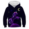 Unicorn 3D Hoodie Children Girls Spring Fashion Long Sleeve Printed Animal Hoodie Loose Cotton Sport Hooded Tops