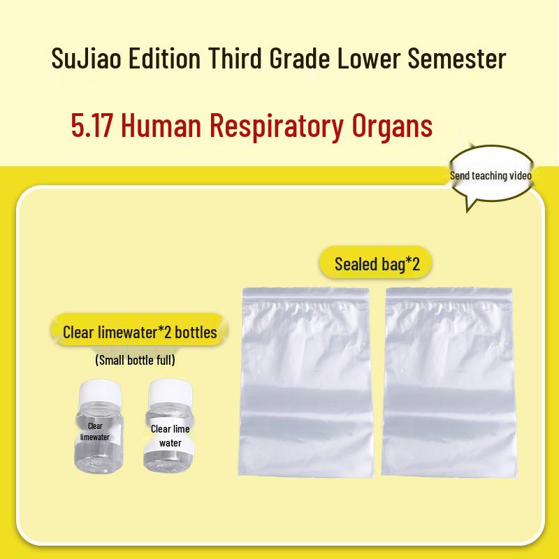 SuJiao 3rd Grade Science Experiment Kit: Respiratory System Model & Teaching Aids