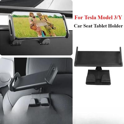 Auto-Tablet-Halterung für Tesla Model 3/Y, Sitzunterstützung, Tablet-Ständer, Telefonhalterung für iPad, 360°-Drehung, Auto-Innenausstattung