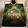 1 Stück FC Nantes Aufdruck Flanelldecke, Hohe Qualität, Bequem für alle Jahreszeiten, Heimdekoration, Wärme und Komfort, Perfekt für Weihnachtsgeschenke