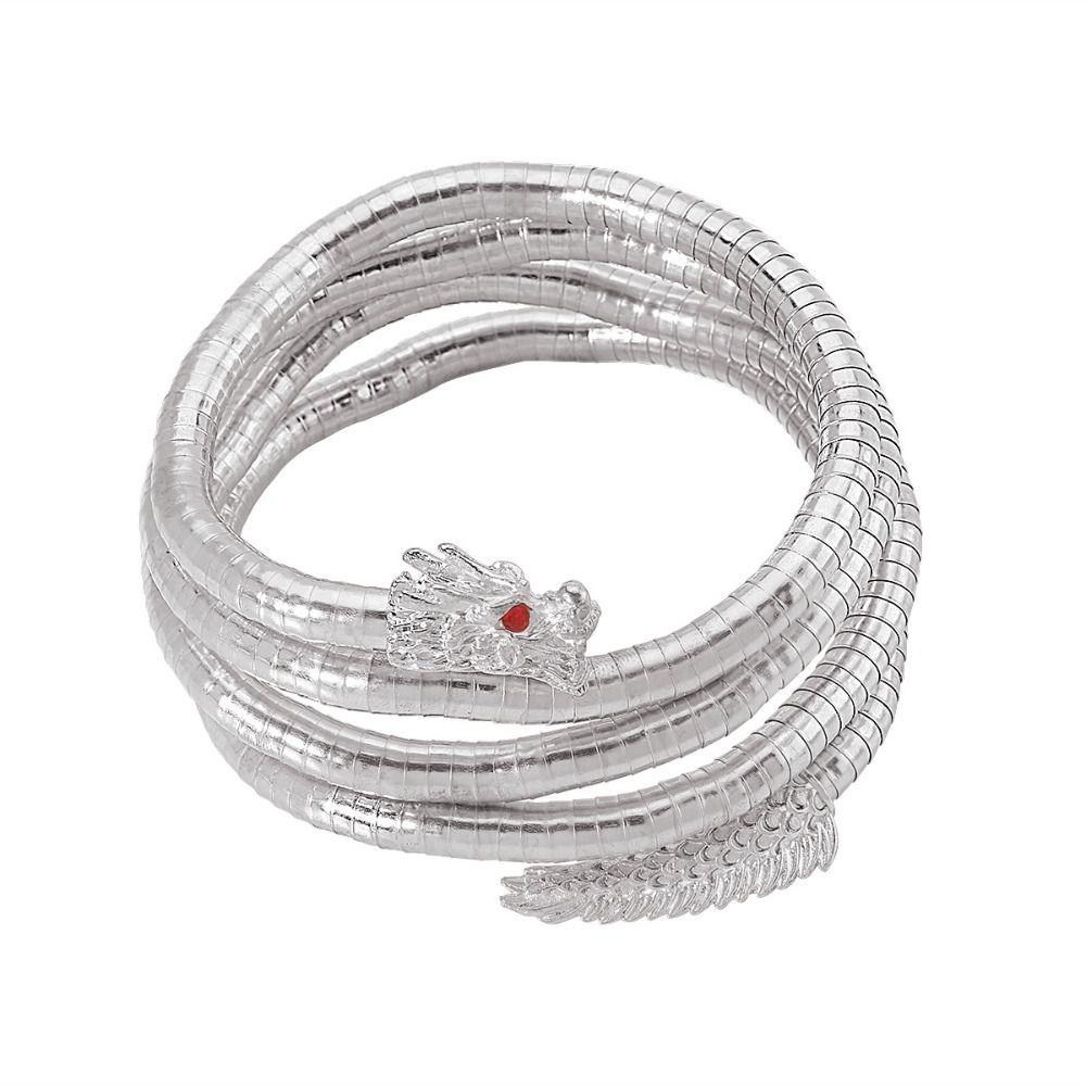 Brățară Dragon Choker flexibilă din aliaj Cadou creativ Colier cu șarpe flexibil