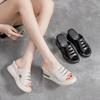 Women Slippers Fashion High Heels Shoes Platform Sandals Summer Flip Flops New Women Shoes Walking Zapatillas Mujer 36-43