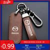2025 Hot Leather Car Key Cover Case For Mazda 2 3 5 6 CX-3 CX-4 CX-5 CX-7 CX8 CX-9 CX30 CX-302019 2020 Atenza Axela MX5