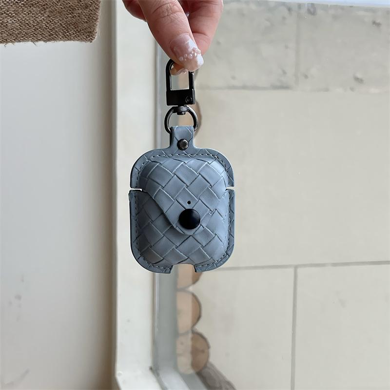 Business wind weave pattern for airpods4 apple bluetooth wireless 1/2/3 generation pro2 earphone cover personalized men