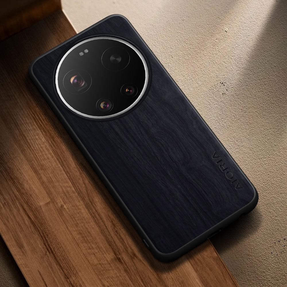 Case for Xiaomi 17 Ultra Capa Funda New Modern Stylish Wooden Pattern Pu Leather Cover for Xiaomi 17 Case Coque