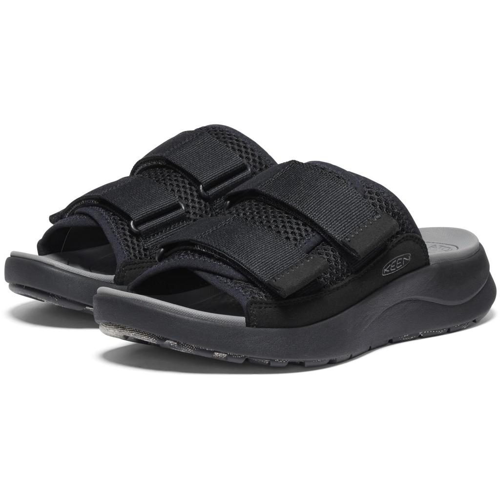KEEN ELLE SPORT SLIDE cm Women's Sandals, BLACK/BLACK, 24.0