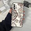 Mandala Wood Floral Case For Samsung Galaxy A14 A24 A34 A54 A51 A71 A13 A23 A33 A53 A73 A12 A22 A32 A52 Coque