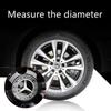 Car Sticker For Mercedes Benz 4 Pieces/Set 75mm For Mercedes Benz AMG W203 W206 W220 W205 W211 W212 Car Wheel Center Hub Caps Be