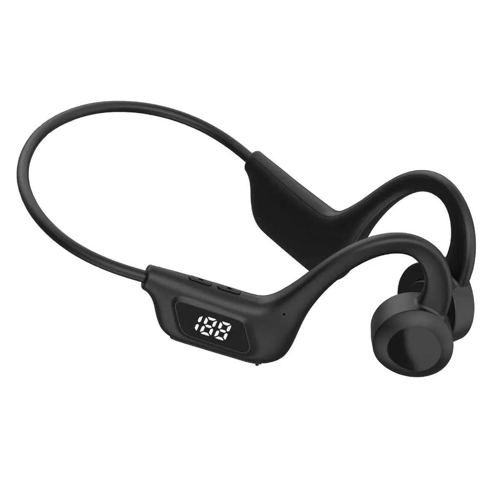 Øreplugg Benledning Air Bluetooth Headset Sportsløping med støydempende trådløs strøm