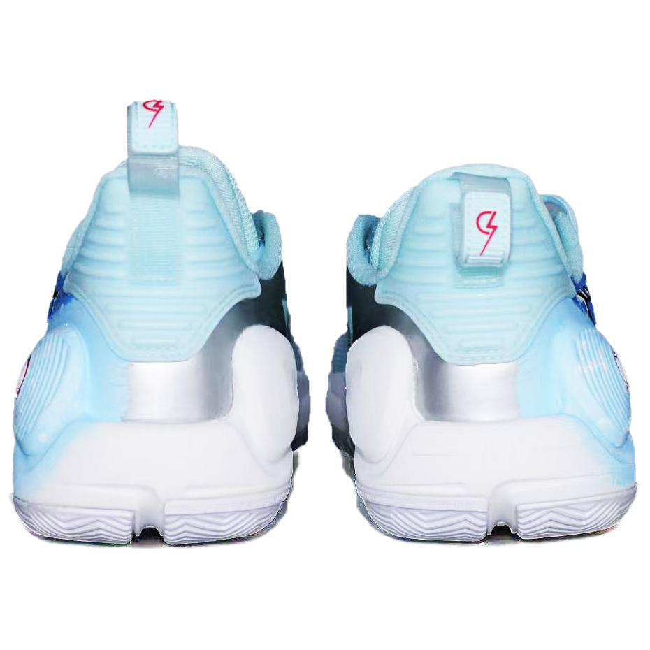Li Ning Speed 9 Ice Ink Chronicles Cushioning Slip Resistant Abrasion Resistant Low Top Basketball Shoes Unisex ABPT001-6(Team1474-)