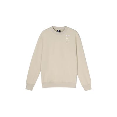 Nike Pánská mikina Swoosh s kulatým výstřihem z French Terry Ovesná DB9408-122
