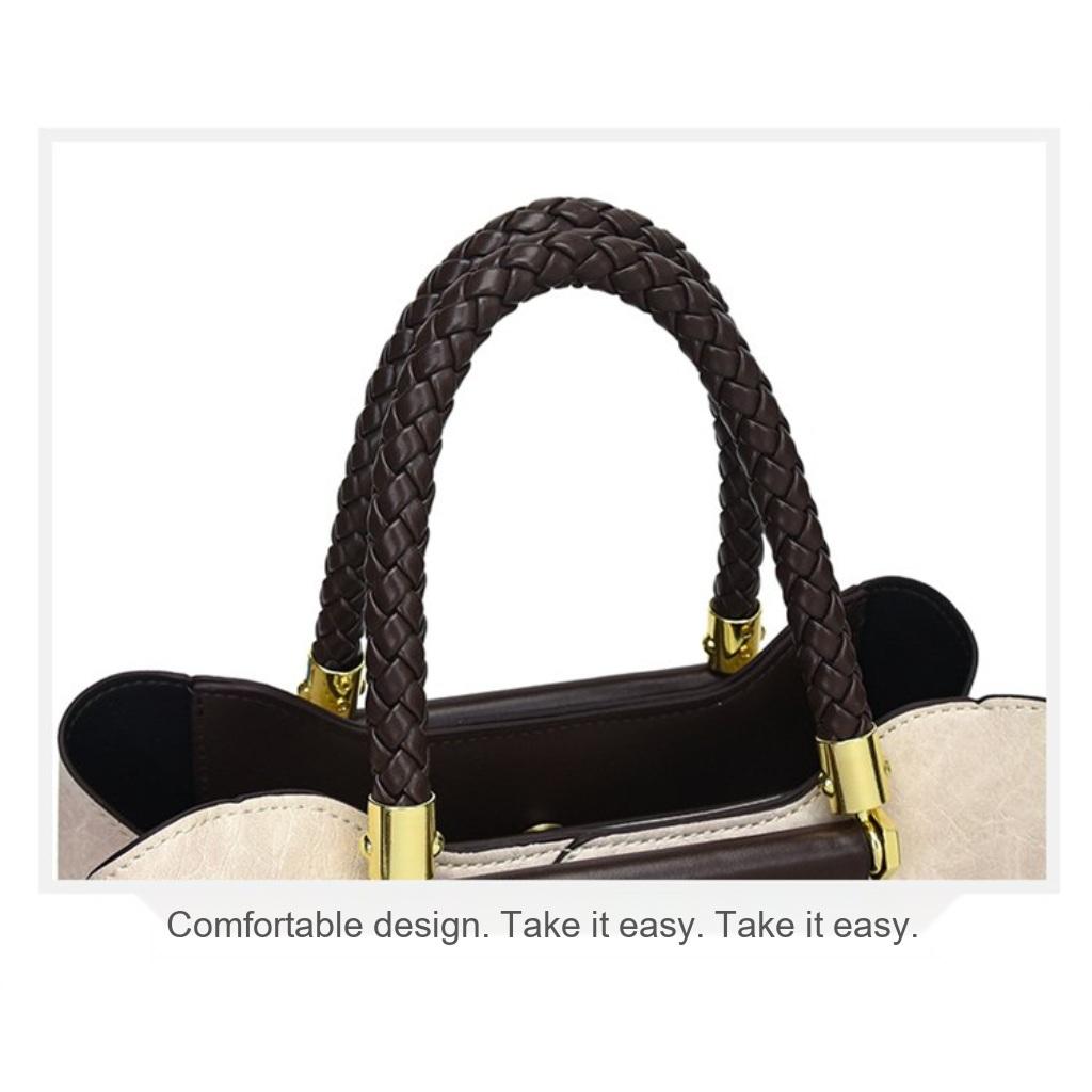 Handbag Women Faux Leather Adjustable Strap Daily Commute