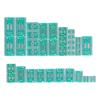 35 Stück Prototypenplatine PCB SMT zu DIP Adapterplatte Konverter Industrielle Steuerungskomponenten