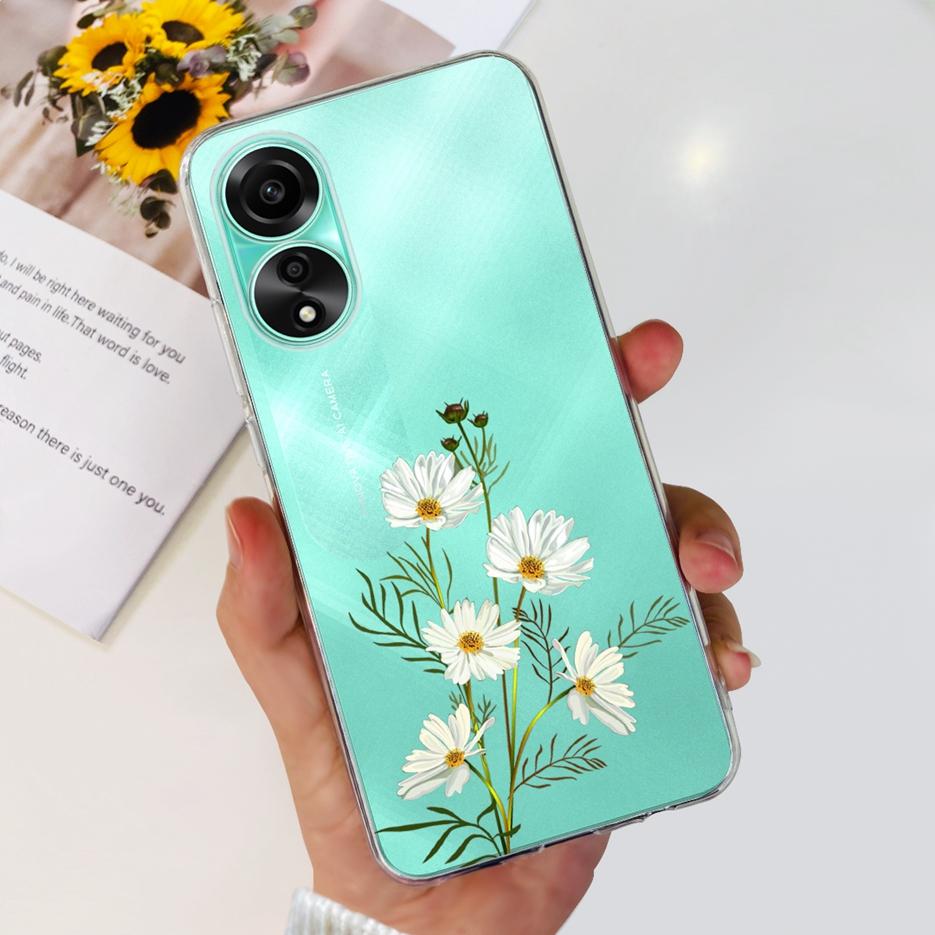 For Oppo A78 4G Case CPH2565 Stylish Painted Cover Soft Silicone Phone Case For Oppo A78 A 78 OppoA78 5G Back Cover Fundas Coque