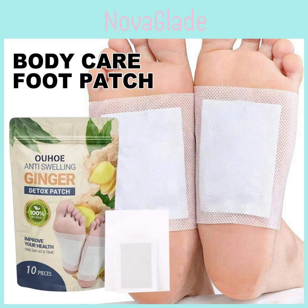 Ouhoe Ginger Foot Patches For Ultimate Foot Care And Slimming Tightening Effect