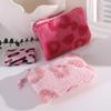 Plush Girl Heart Storage Makeup Bag Travel Organizer For Girls