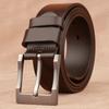 Retro Cowhide Belt Men'S Pin Buckle Belt Business Casual Trendy Men'S Simple Leather Belt