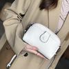 First Layer Cowhide Bag for Women In Autumn and Winter New Fashionable and Versatile Shoulder Bag Niche Light Luxury Retro Leather Crossbody