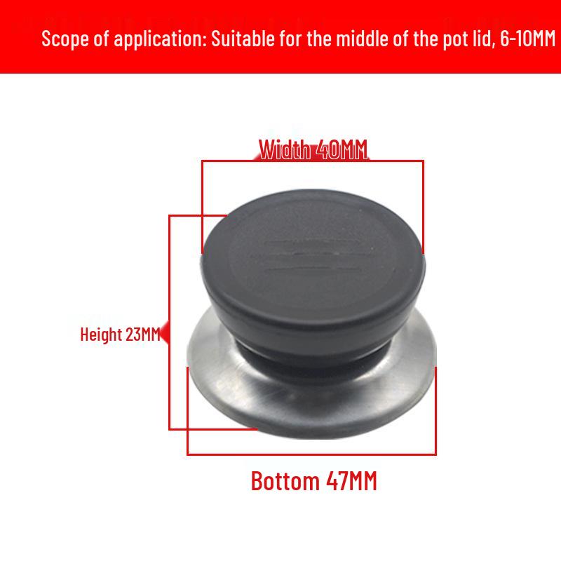 Universal Anti-scald Solid Wood Pot Lid Knob Handle